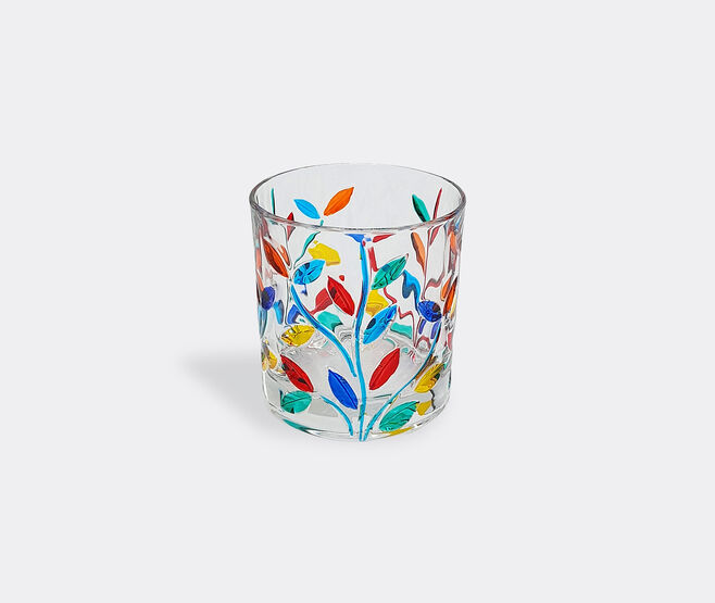 Les-Ottomans 'Floral' crystal tumblers, set of four MULTICOLOUR OTTO23CRY248MUL