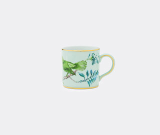 Aquazzura Casa 'Secret Garden' coffee cup and saucer, set of two GREEN AQUA23SEC438GRN