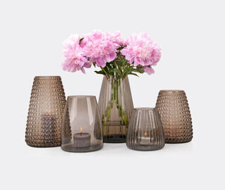 XLBoom 'Dim' vase, L, smoke grey GREY XLBO19DIM652GRY