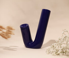 Wood'd 'Weed'd Bong VS001', blue BLUE WOOD22BON782BLU