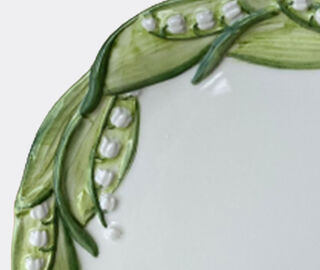 Les-Ottomans 'Lily of the Valley' dessert plate MULTICOLOUR OTTO23LIL773MUL