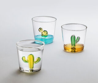 Ichendorf Milano 'Desert Plants' assorted tumblers, set of six MULTICOLOUR ICMI22DES620MUL