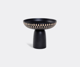 Zanat &#39;Nera&#39; bowl, large, white on black BLACK ZANA20NER770BLK