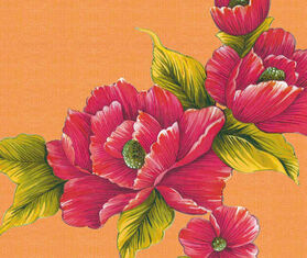 Lisa Corti 'Masonite' round placemat, set of two, azalea turquoise TURQUOISE LICO23MAS400MUL