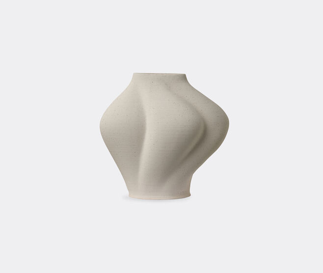 AYTM 'Saltare' vase, wide, cream IVORY AYTM26SAL855IVO