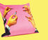 Seletti 'Lipsticks' cushion, pink  SELE21POL328PIN