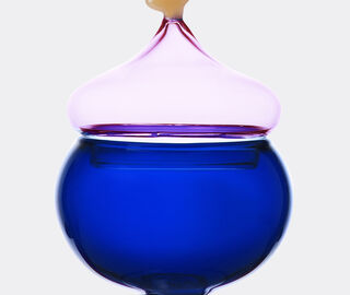 Ichendorf Milano 'Sogni D&rsquo;Oriente' container with lid, blue and pink BLUE ICMI25SOG181MUL