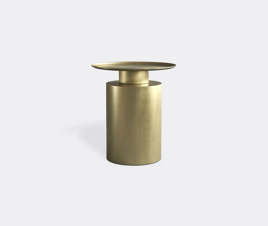 101 Copenhagen 'Pillar' table, tall, brass  COPH22PIL269BRA