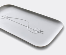 Cassina &#39;Collection Chandigarh, Le Course du Soleil&#39;, rectangular porcelain tray WHITE CASS21REC299WHI