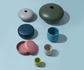 Raawii 'Bon' box, small, mallard blue BLUE RAAW20BON260BLU