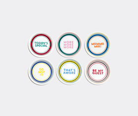 Bitossi Home Assorted pizza plates, set of six MULTICOLOUR BIHO22SET950MUL