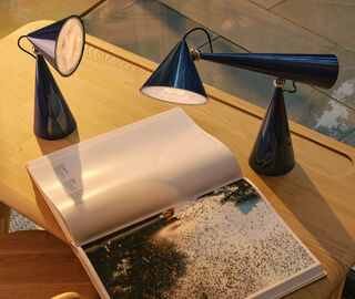 Tom Dixon 'Pose Task' portable lamp, indigo BLUE TODI25POS620BLU