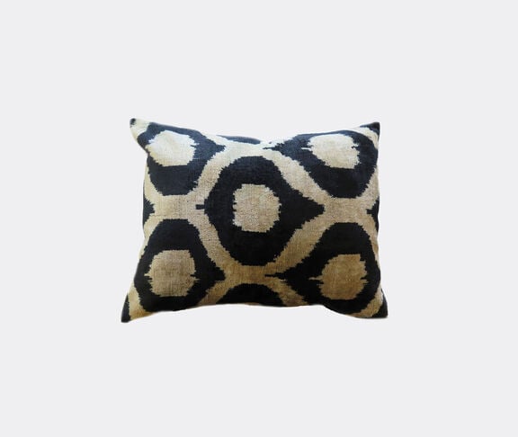 Les-Ottomans Silk Velvet Cushion Multicolor ${masterID} 2