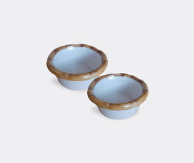 Les-Ottomans 'Bamboo' starter bowl, set of two MULTICOLOUR OTTO23BAM926MUL