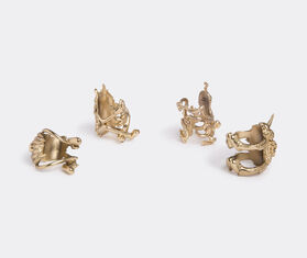 L'Objet 'Monster Ball' napkin rings, set of four GOLD LOBJ19MON738GOL