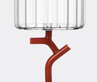 Ichendorf Milano 'Amaranta' stemmed glass, set of six, coral MULTICOLOUR ICMI23SET417RED