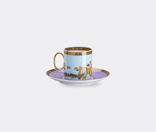 Rosenthal 'Jardin de Versace' coffee cup and saucer MULTICOLOUR ROSE23JAR565MUL