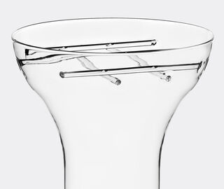 Ichendorf Milano 'Trame' vase, large TRANSPARENT ICMI23TRA505TRA