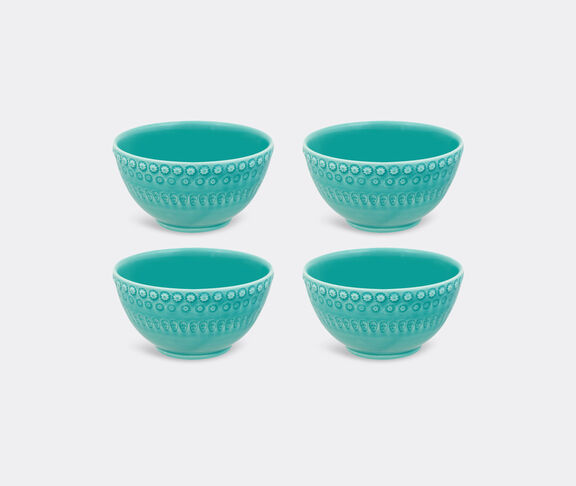 Bordallo Pinheiro ‘Fantasia’ bowl, set of four, acqua green undefined ${masterID}