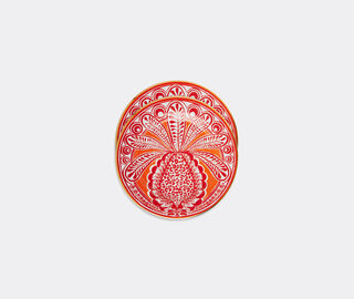 La DoubleJ 'Big Pineapple Arancio dessert plates, set of two ORANGE LADJ20DES226MUL