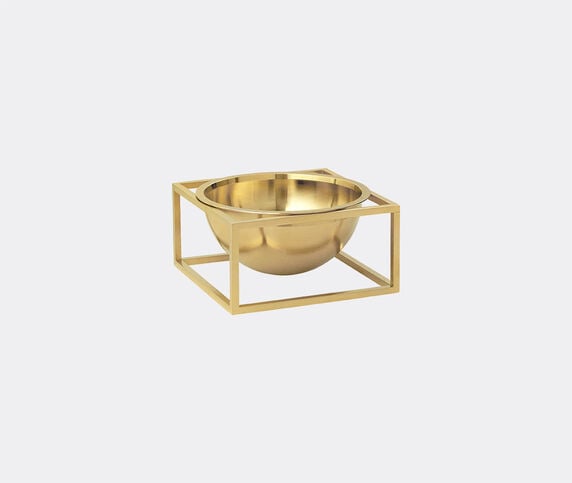 by Lassen 'Kubus Centerpiece bowl', small, gold plated Gold BYLA22BOW332GOL