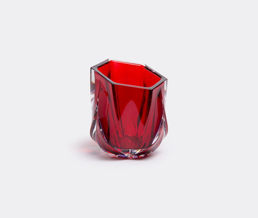 Zaha Hadid Design 'Shimmer' tea light, red  ZAHA18SHI394RED