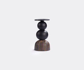 Zanat &#39;Aurora&#39; candle holder, large BLACK ZANA20AUR008BLK