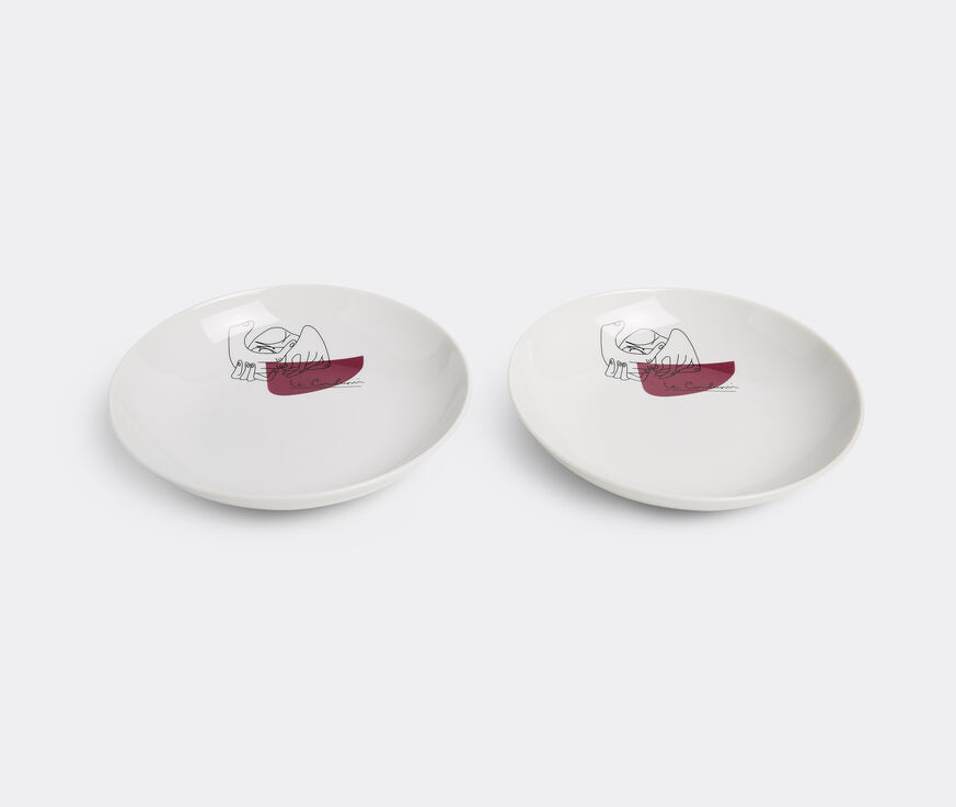 Cassina 'Service Prunier' soup plates, set of two  CASS21SER336WHI
