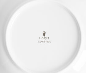 L'Objet 'Grand Tour' soup plate, multicolor and gold MULTICOLOUR LOBJ26GRA098MUL