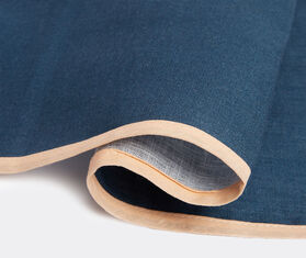 La DoubleJ 'Rainbow Navy' large napkin, set of two BLUE LADJ23NAP604BLU