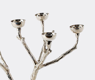 POLSPOTTEN 'Twiggy' candle holder silver SILVER POLS22TWI743SIL