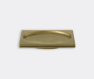 Audo Copenhagen 'Divot' tray, brass BRASS MENU22DIV999BRA