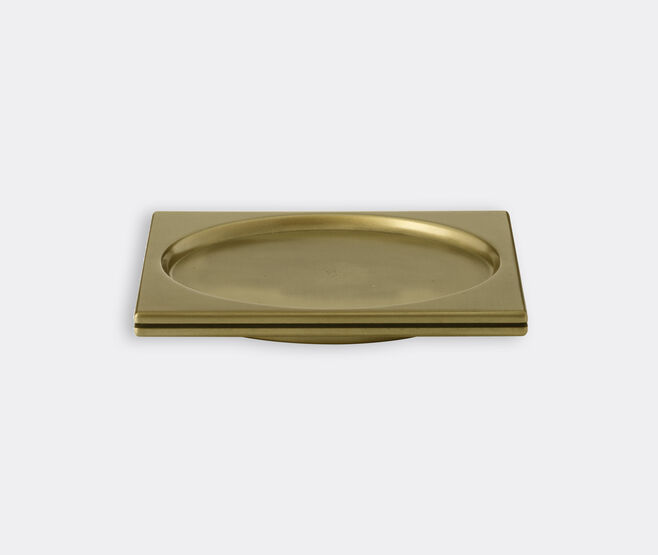 Audo Copenhagen 'Divot' tray, brass BRASS MENU22DIV999BRA