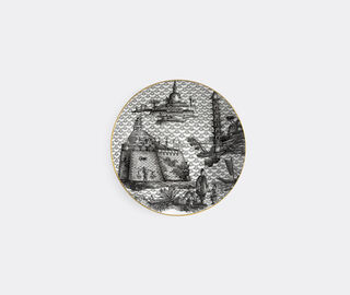 Simone Guidarelli Home 'Oriental Dream' soup plate, black and white MULTICOLOUR SIMO26SOU662MUL