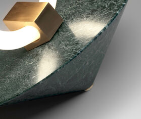 Chris Basias Studio &#39;Helen&#39; table and floor lamp, L, green MULTICOLOUR CTLI19HEL713GRN