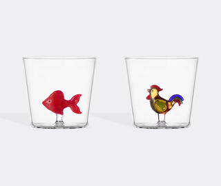 Ichendorf Milano 'Animal Farm' tumbler, set of four, multicolor MULTICOLOUR ICMI25ANI177MUL