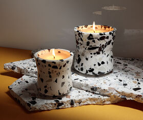 Tom Dixon 'Terrazzo' candle, large MULTICOLOUR TODI20TER730WHI