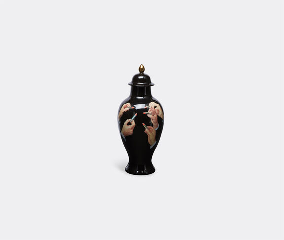 Seletti 'Lipsticks Black' vase BLACK/MULTICOLOR ${masterID}