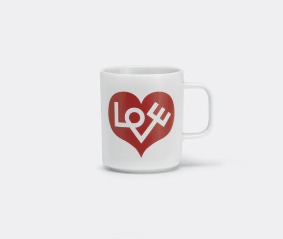 Vitra 'Love Heart' coffee mug, red, squared handle White, crimson ${masterID}