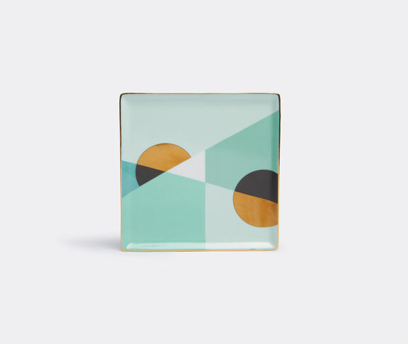 Octaevo 'Siena' ceramic tray, green MINT / GOLD ${masterID}