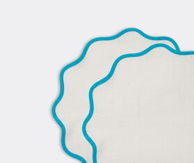 La DoubleJ 'Cloud' tablemat, set of two, light blue MULTICOLOUR LADJ23CLO488LBL