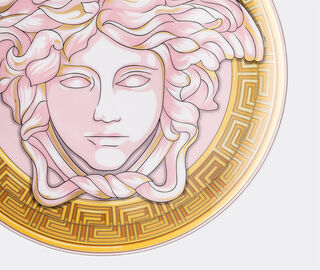 Rosenthal 'Medusa Amplified' small plate, pink coin MULTICOLOUR ROSE22MED083PIN