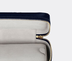 Smythson 'Panama' watch box, navy BLUE SMYT20PAN511BLU