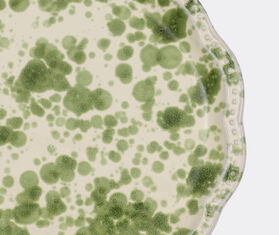 Cabana &#39;Speckled&#39; dinner plate, green and white GREEN CABA23SPE644GRN