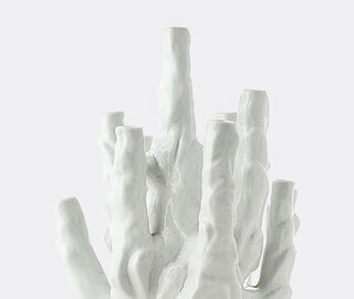 POLSPOTTEN 'Coral' vase, small WHITE POLS22VAS326WHI