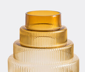 POLSPOTTEN &#39;Steps&#39; vase, amber, large MULTICOLOUR POLS22VAS781YEL