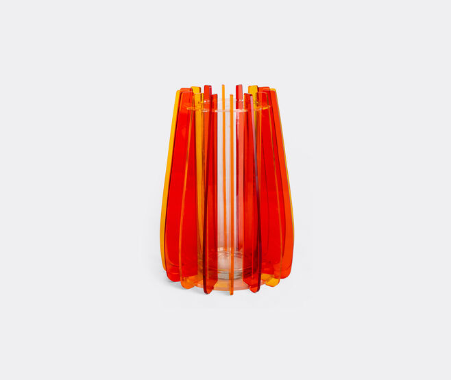 VESTA 'Iride' vase, large, red ORANGE VEST26LAR256ORA