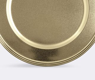 Sambonet 'Diamond Avenue' show plate, gold GOLD SAMB20SHO874GOL