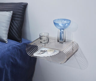 AYTM 'Curva' shelf, silver SILVER AYTM26CUR378SIL