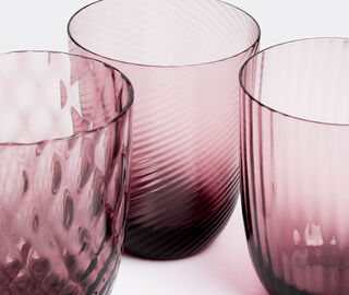 NasonMoretti 'Idra' water glass, set of six PURPLE NAMO16WAT224PUR